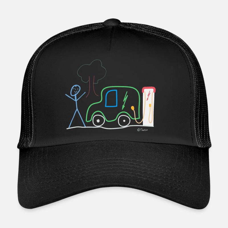 Voiture électrique Bâtons, Électro-mobilité Emploi Casquette trucker 