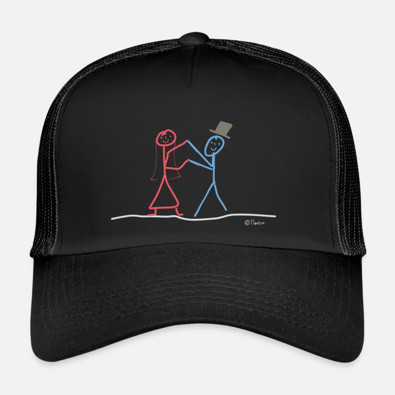 Marry wedding waltz dancing family joy Trucker Cap