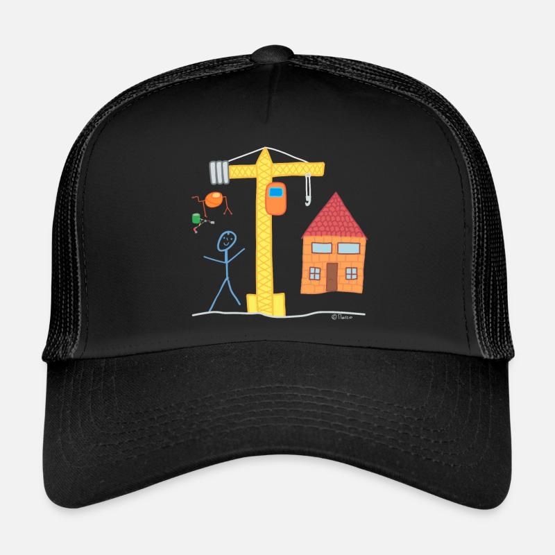Architecte grue immobilier immobilier Casquette trucker 