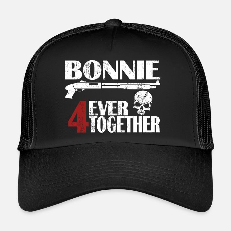 Bonnie - Clyde Geschenk Geschenkidee Trucker Cap