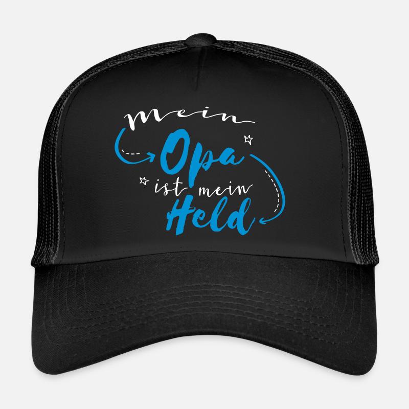Mein Opa ist mein Held Trucker Cap