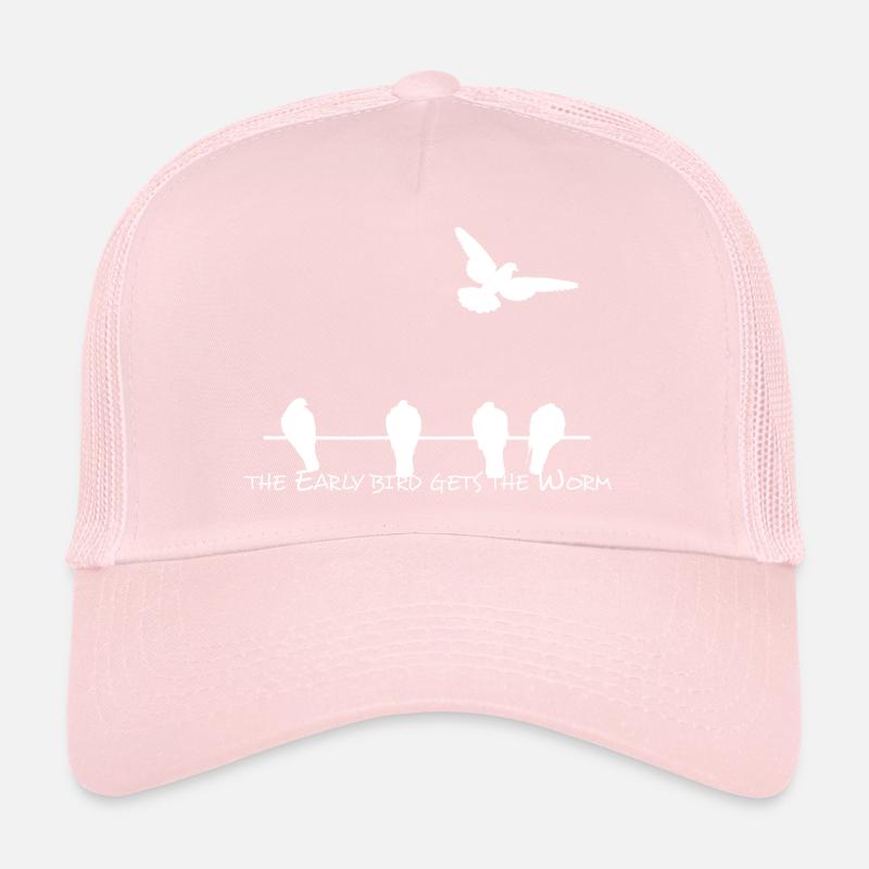 Der frühe Vogel Der Vogelschwarm Die Geschenkidee Trucker Cap