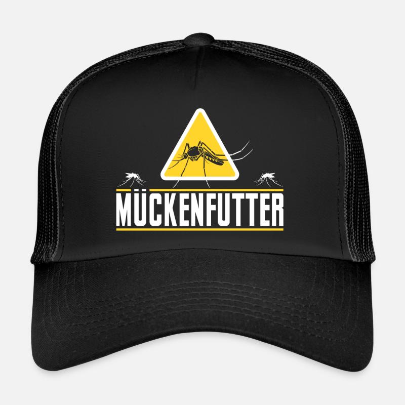 Mückenfutter - Trucker Cap - Schwarz/Schwarz