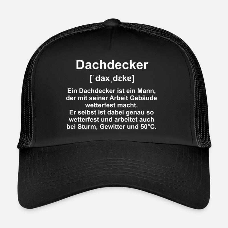 Beruf Dachdecker Trucker Cap