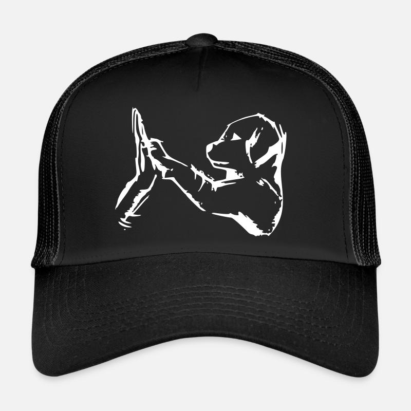 chien donne 5 - haut cinq Casquette trucker 
