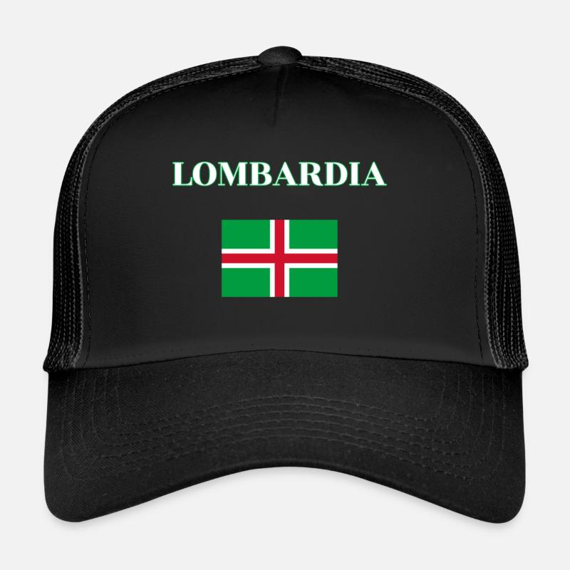 Drapeau Lombardie Casquette trucker 
