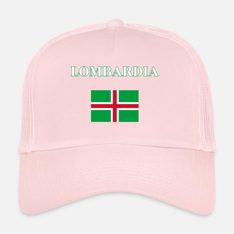Drapeau Lombardie Casquette trucker 
