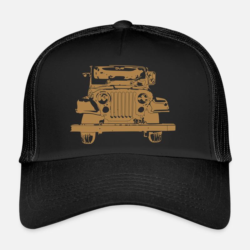 Überlebende - Trucker Cap - Schwarz/Schwarz