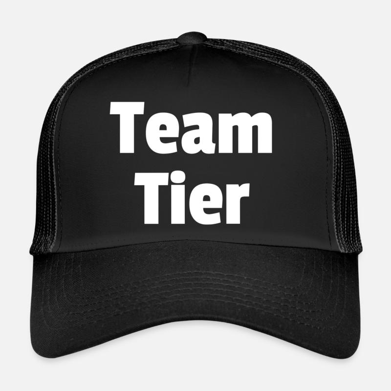 Équipe Animal - Casquette trucker  - noir/noir