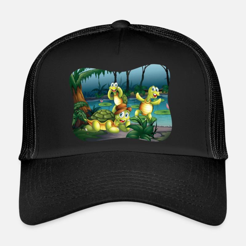 Turtle Party Trucker Cap