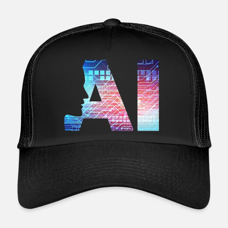 Künstliche Intelligenz - Trucker Cap - Schwarz/Schwarz