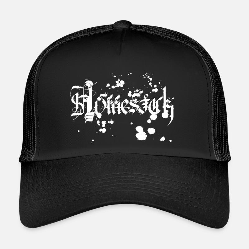 Calligraphy Edition: Homesick (white/spotted) Trucker Cap