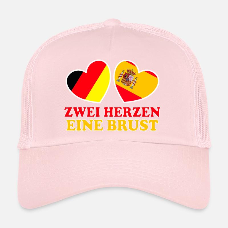 Deutschland Spanien Deutsch Spanier Trucker Cap