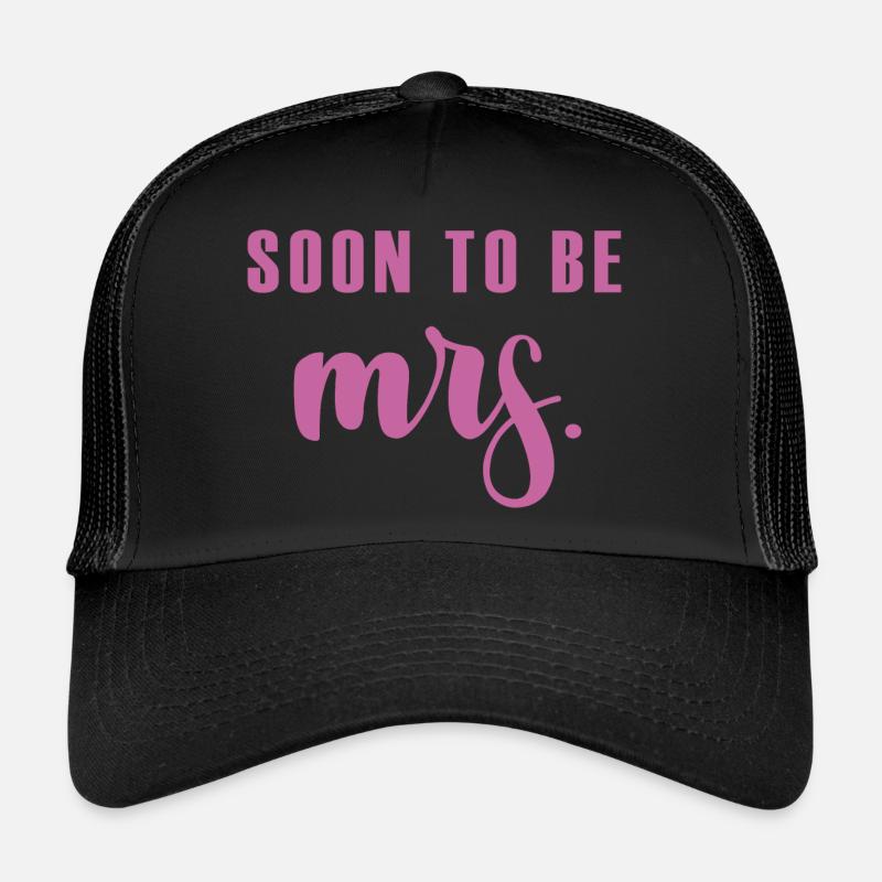 Soon to be MRS Geschenk Bräutigam Hochzeit Ehe Trucker Cap