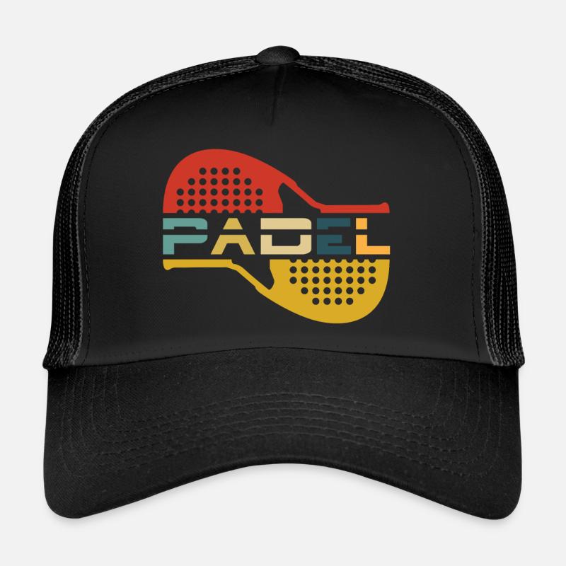 Padel - Trucker Cap - Schwarz/Schwarz