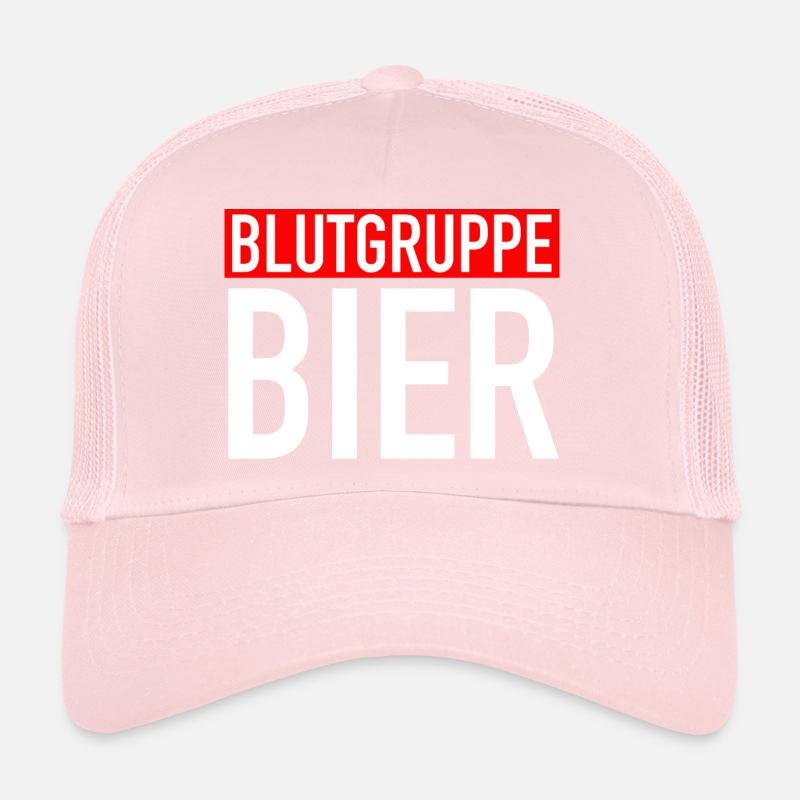 Blutgruppe Bier Trucker Cap