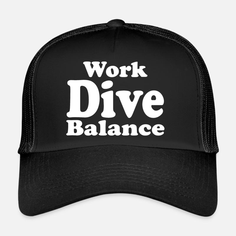 Diving Dive Dive Trucker Cap
