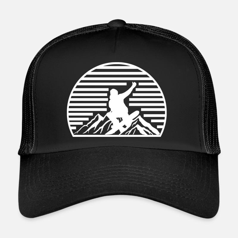 Snowboard Snowboarder Casquette trucker 
