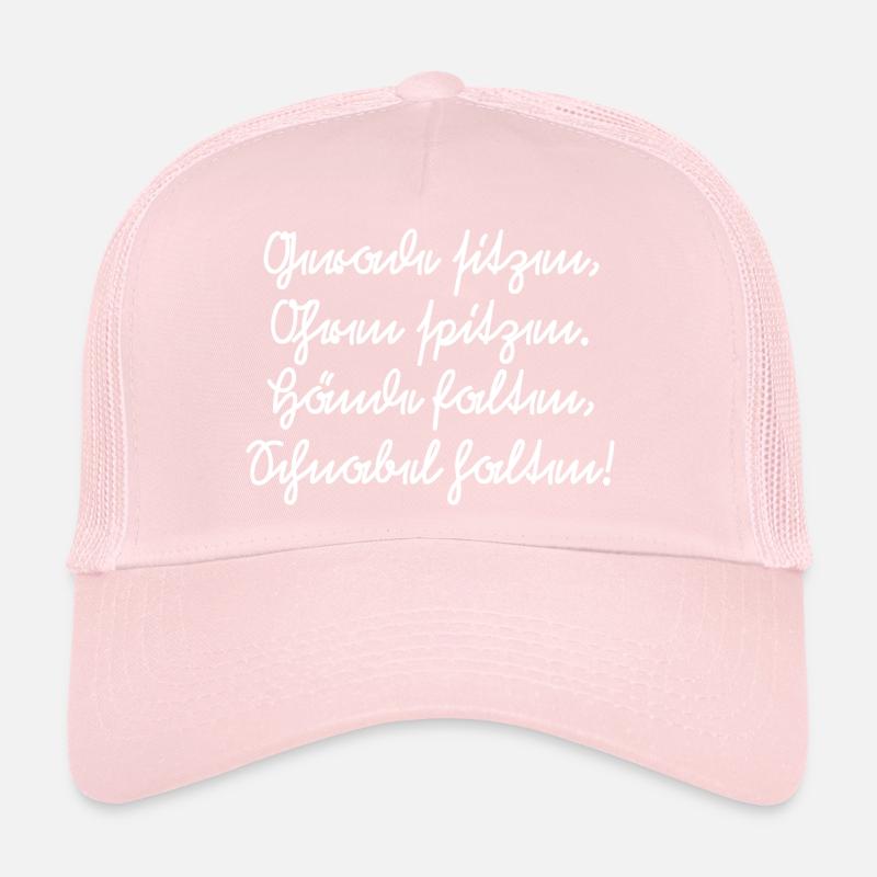 Règles de classe pour l’école en écriture allemande Casquette trucker 
