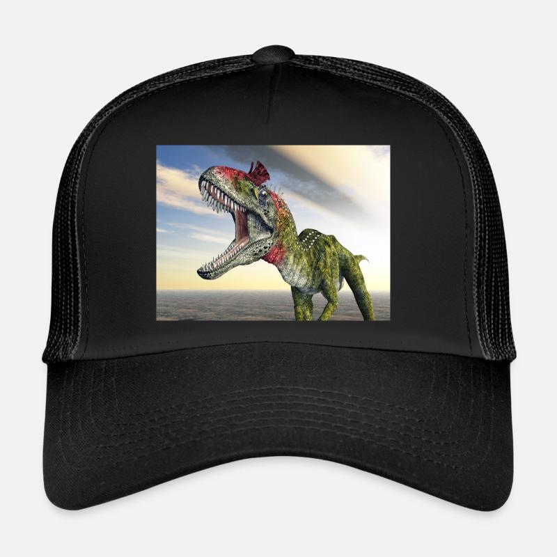 Dinosaure Cryolophosaurus Casquette trucker 