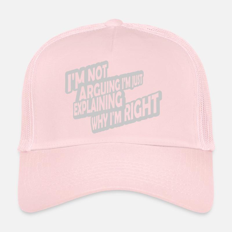 Je ne discute pas Casquette trucker 