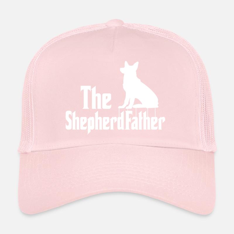 Lustiges Schäferhund Herrchen Parodie Schäferhund Trucker Cap