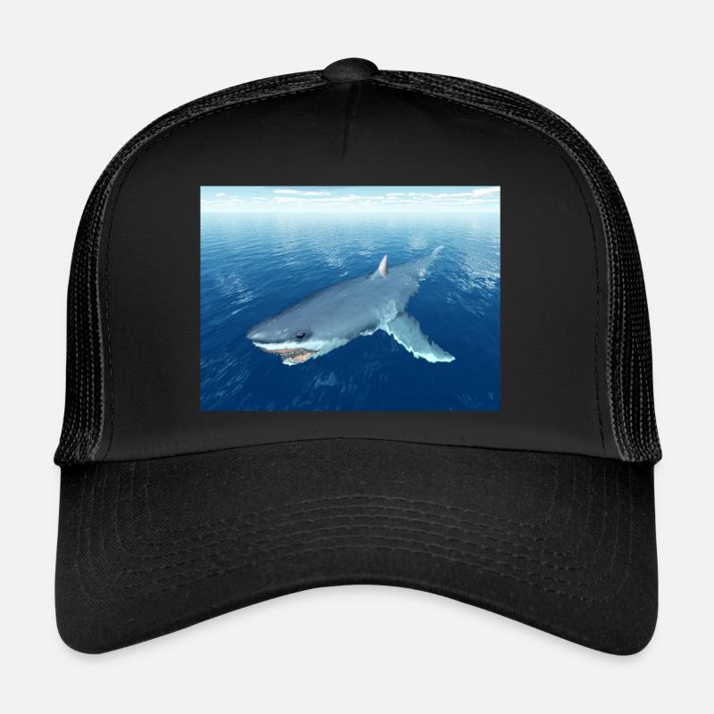 Great White Shark Trucker Cap