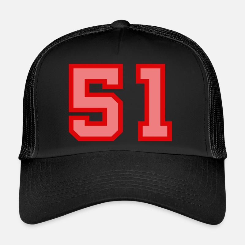 Cool Retro Retrostyle Numéro de maillot numéro de dos Casquette trucker 