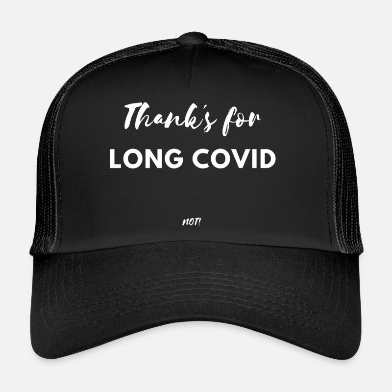Thank s for longcovid not Corona Virus Lockdown Trucker Cap