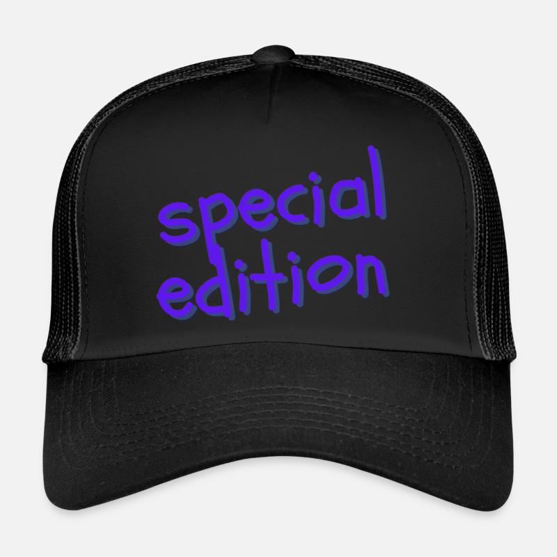 special edition 01 - Trucker Cap - Schwarz/Schwarz