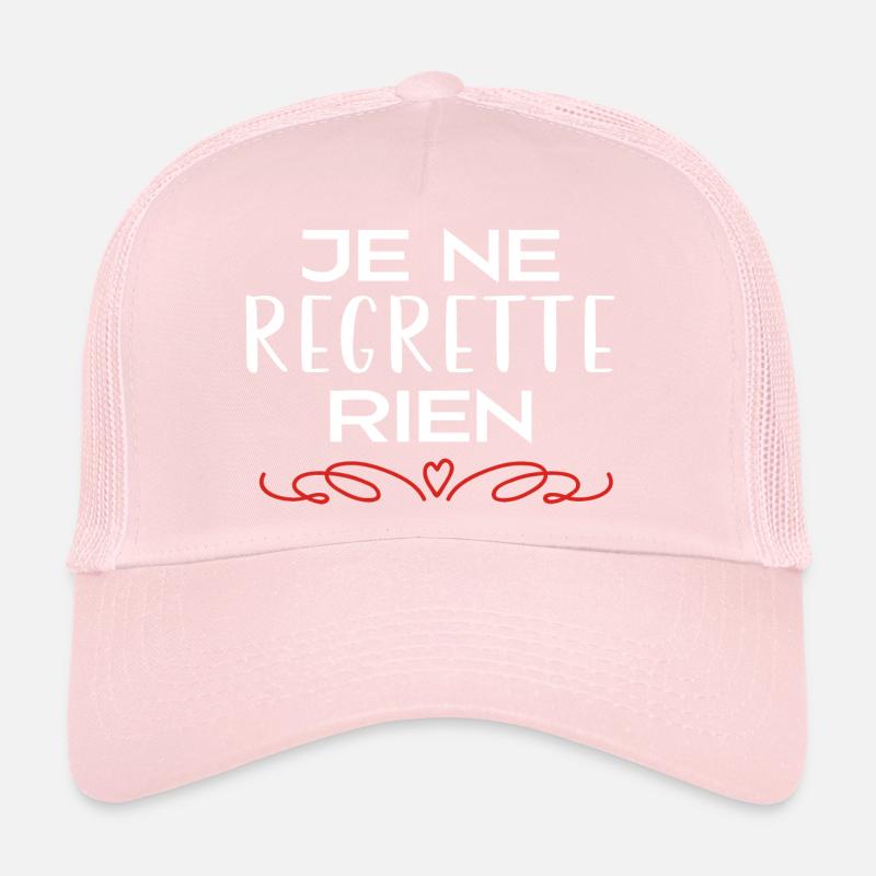 Je ne regrette rien Casquette trucker 