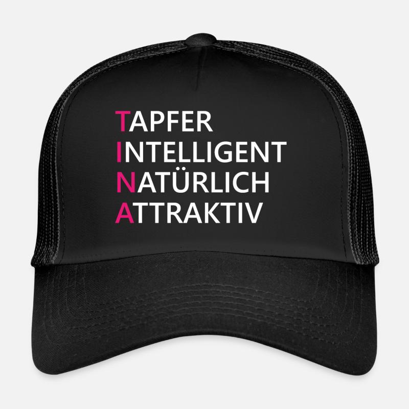 Tina Name Geschenk Trucker Cap