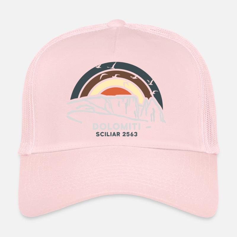 Sciliar Sciliar Dolomites Randonnée Escalade Casquette trucker 