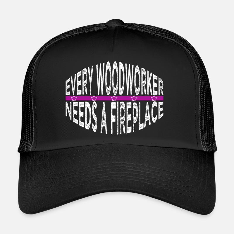 funny carpenter quotes funny carpenter Trucker Cap