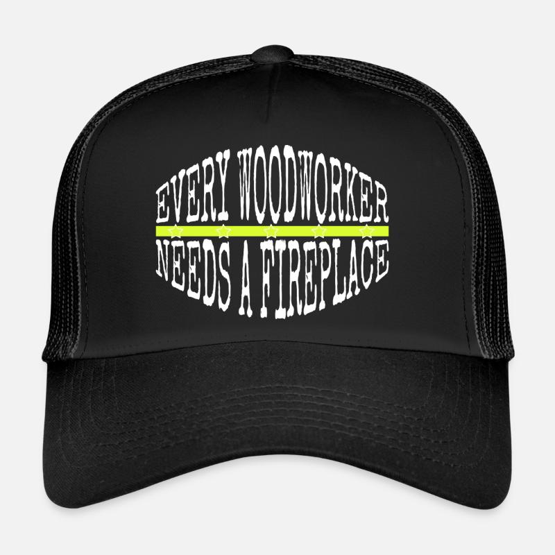 travail forestier john charpentier cadeau casque de sécurité Casquette trucker