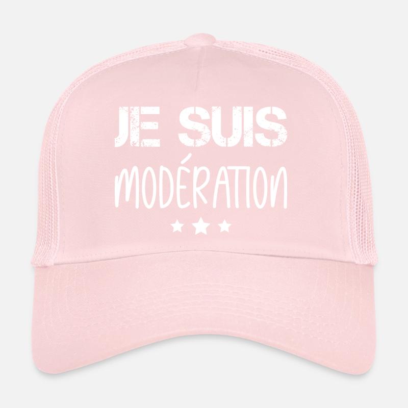 Je suis moderation Casquette trucker 