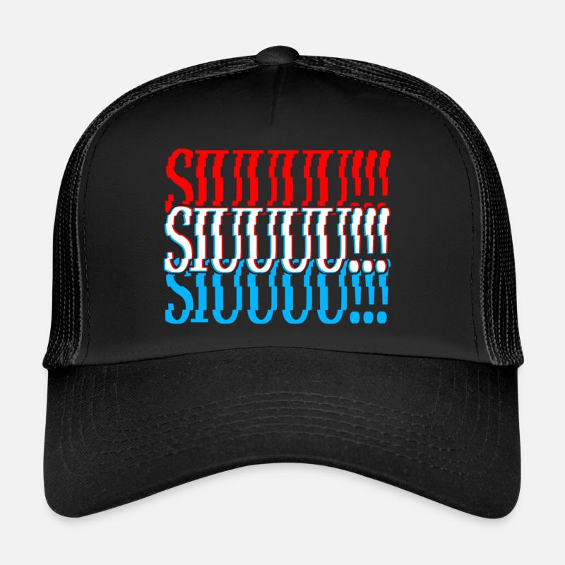 SIUUU!!! - Trucker Cap - black/black