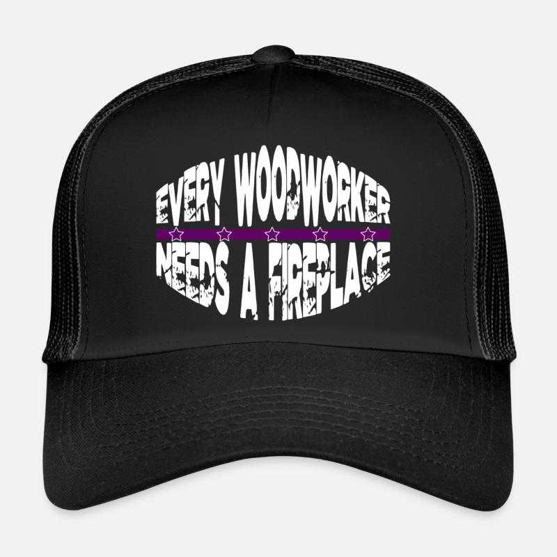 The carpenters cool forest work funshirt Trucker Cap