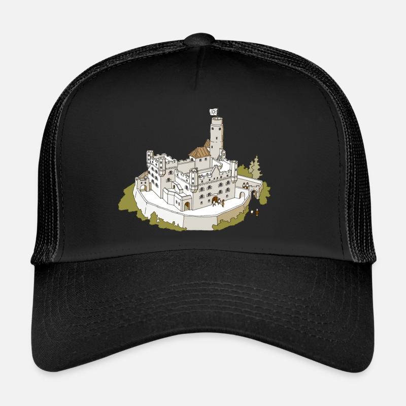 Sunshine Castle - Trucker Cap - black/black