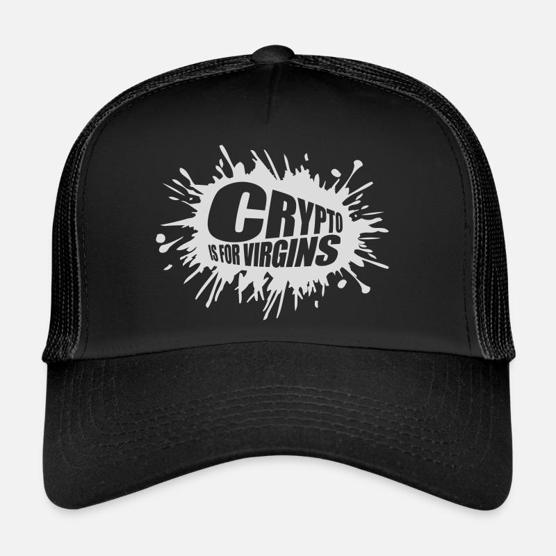 crypto is for virgins Trucker Cap