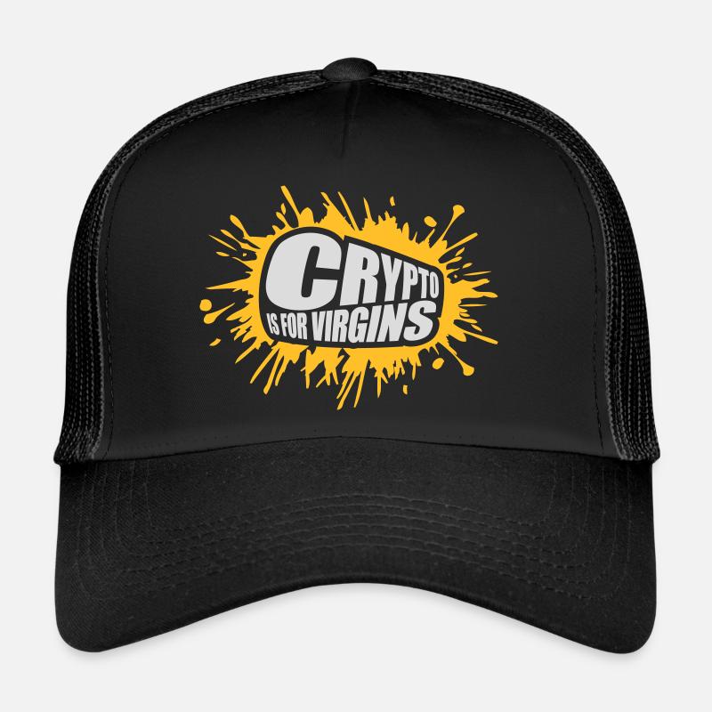 crypto is for virgins Trucker Cap