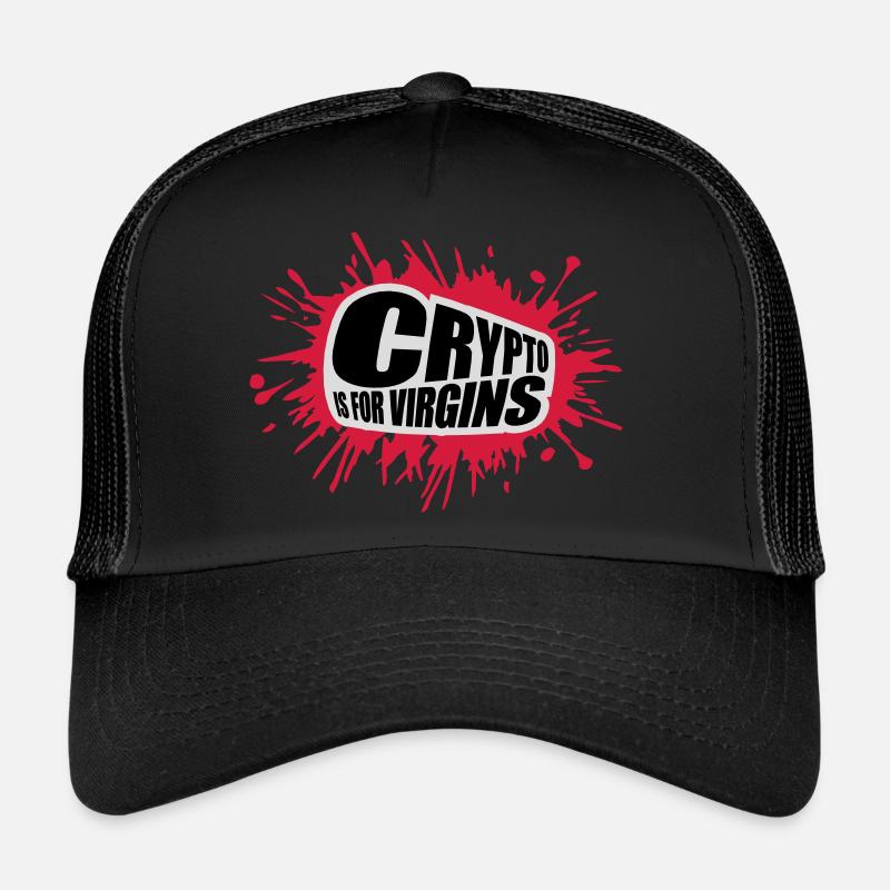 crypto is for virgins Trucker Cap
