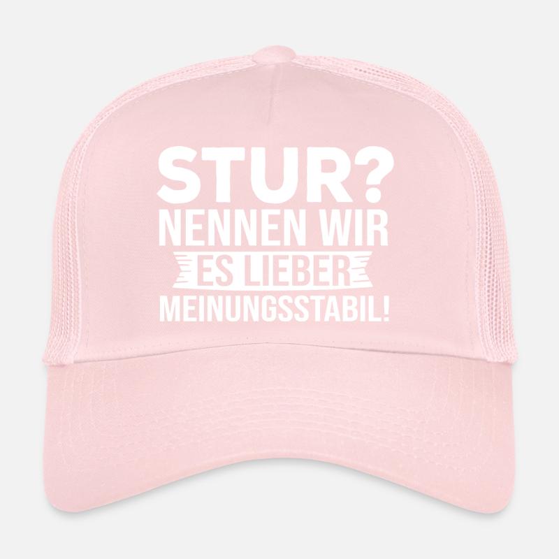 Meinungsstabil - Lustiger Spruch Fun Statement Trucker Cap