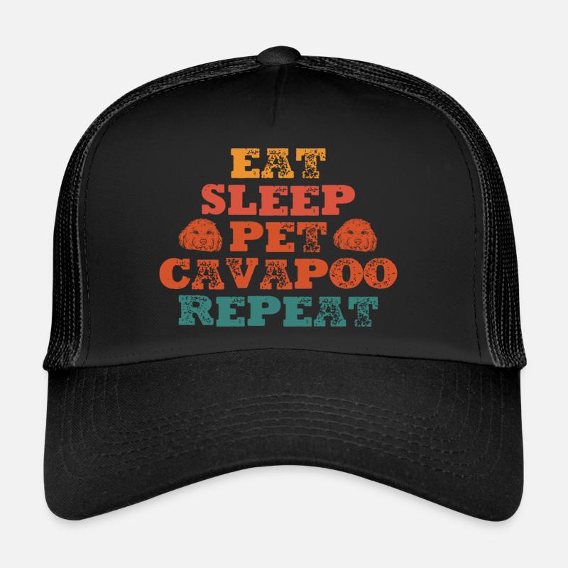 Cavapoo Cavoodle Capoodle Chien Casquette trucker 