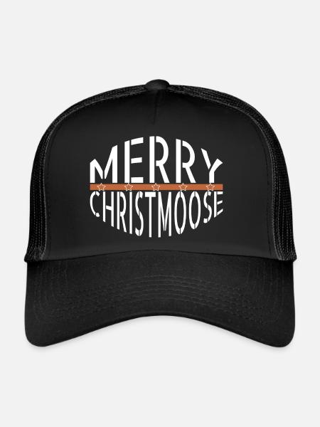 Dinosaure Lune American Elk Beard Gang Chambre Mignon - Casquette trucker  - noir/noir - Devant