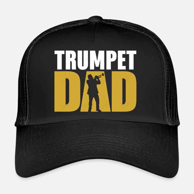 Trumpet Dad Trumpeter Father Player Trucker Cap