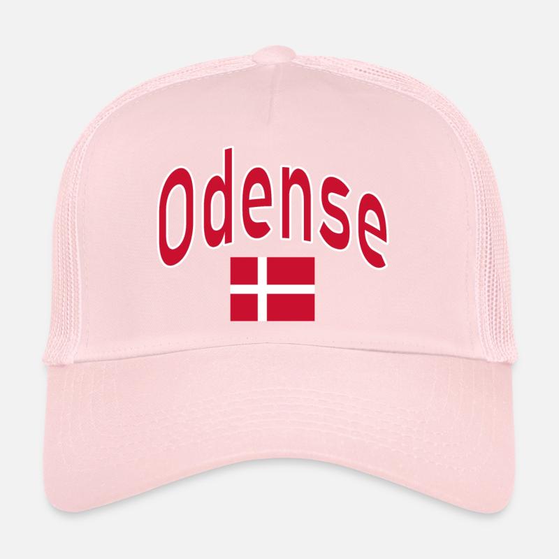Odense Denmark flag Trucker Cap