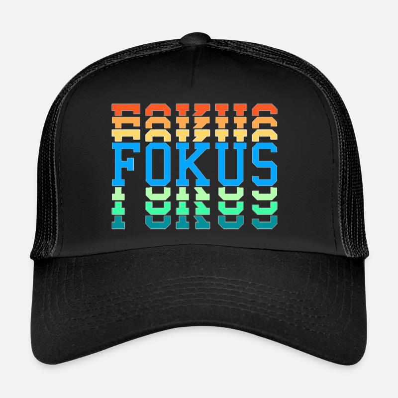 Focus - Trucker Cap - black/black