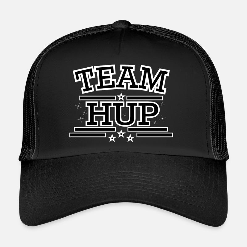 Team Hup - Trucker Cap - Schwarz/Schwarz