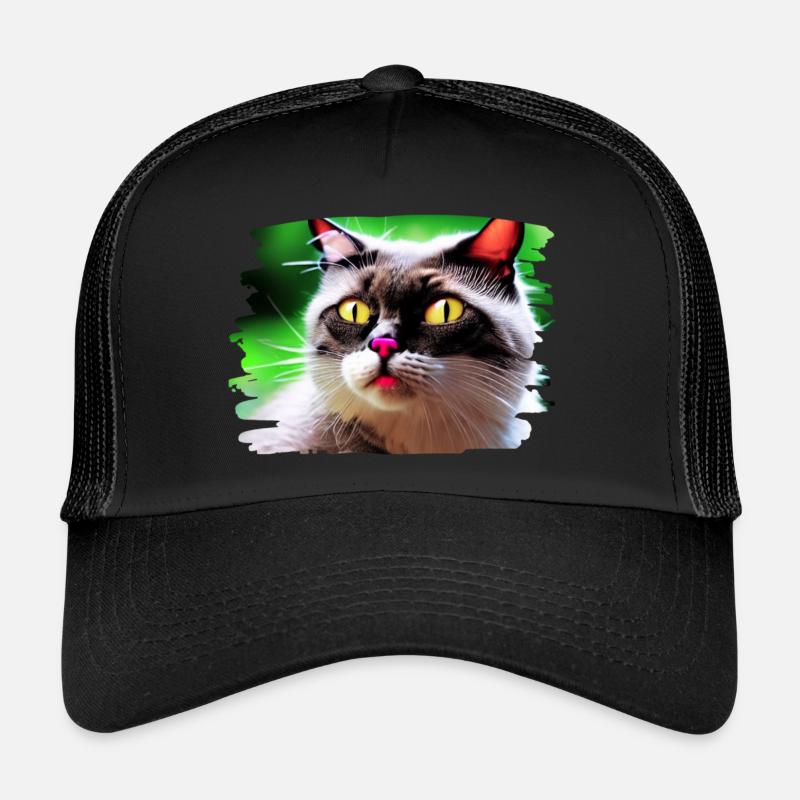 Chat racé 4 Casquette trucker 